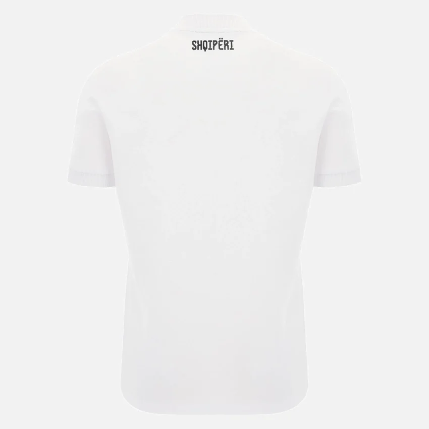 Albania National Team FSHF 2026/27 Adults’ Travel White Polo Shirt Albania National Team FSHF 2026/27 Adults’ Travel White Polo Shirt