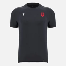 Albania National Team FSHF 2026/27 Men_x0092_s Sports Black T-Shirt Athleisure Albania National Team FSHF 2026/27 Men_x0092_s Sports Black T-Shirt Athleisure