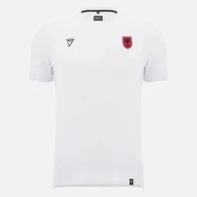 Albania National Team FSHF 2026/27 Men_x0092_s Sports White T-Shirt Athleisure