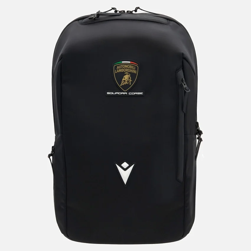 Automobili Lamborghini Squadra Corse Black Backpack Automobili Lamborghini Squadra Corse Black Backpack