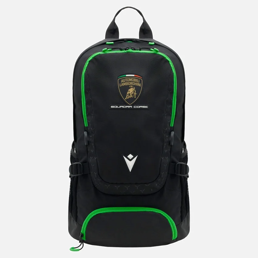 Automobili Lamborghini Squadra Corse Black Backpack Automobili Lamborghini Squadra Corse Black Backpack