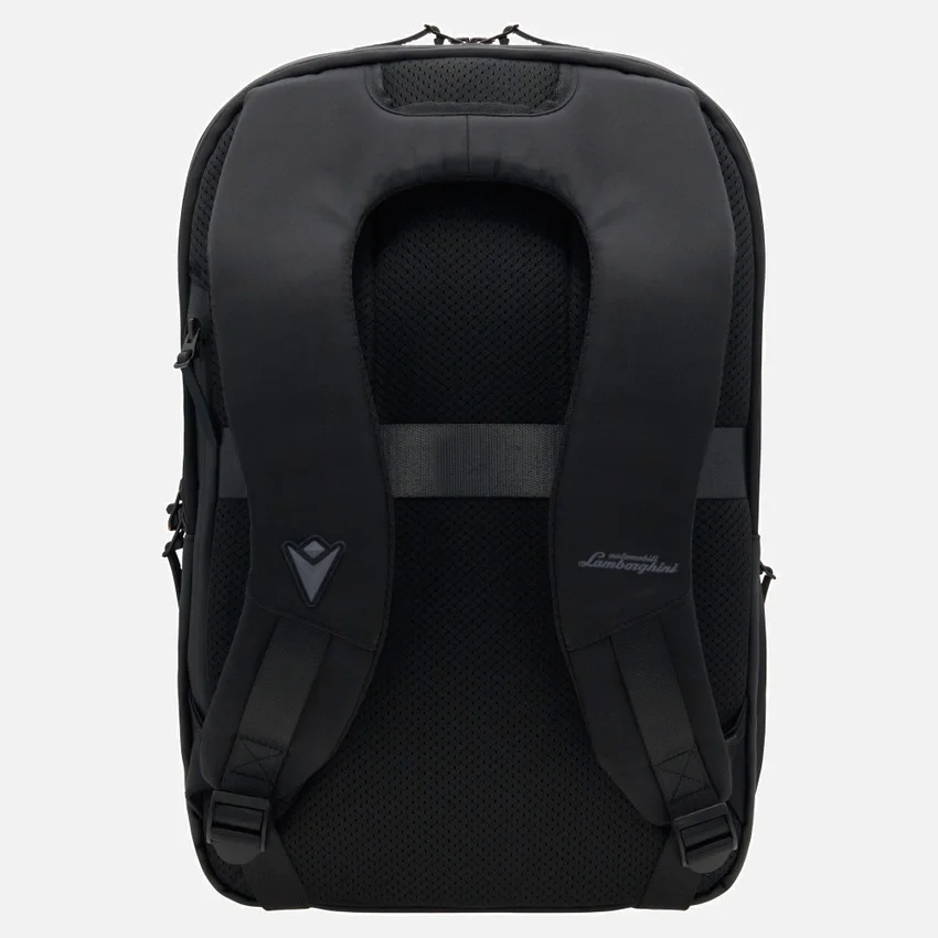 Automobili Lamborghini Squadra Corse Black Backpack Automobili Lamborghini Squadra Corse Black Backpack