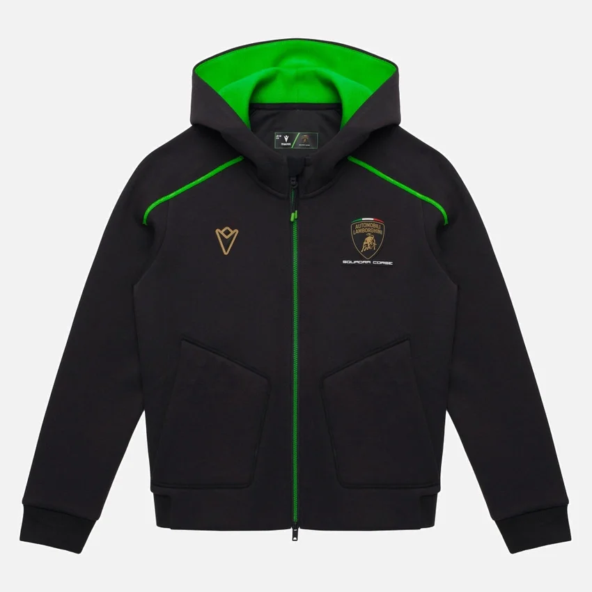 Automobili Lamborghini Squadra Corse Kid’s Full-Zip Sweatshirt Automobili Lamborghini Squadra Corse Kid’s Full-Zip Sweatshirt