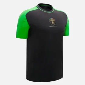 Automobili Lamborghini Squadra Corse Men’s Black Sports T-Shirt