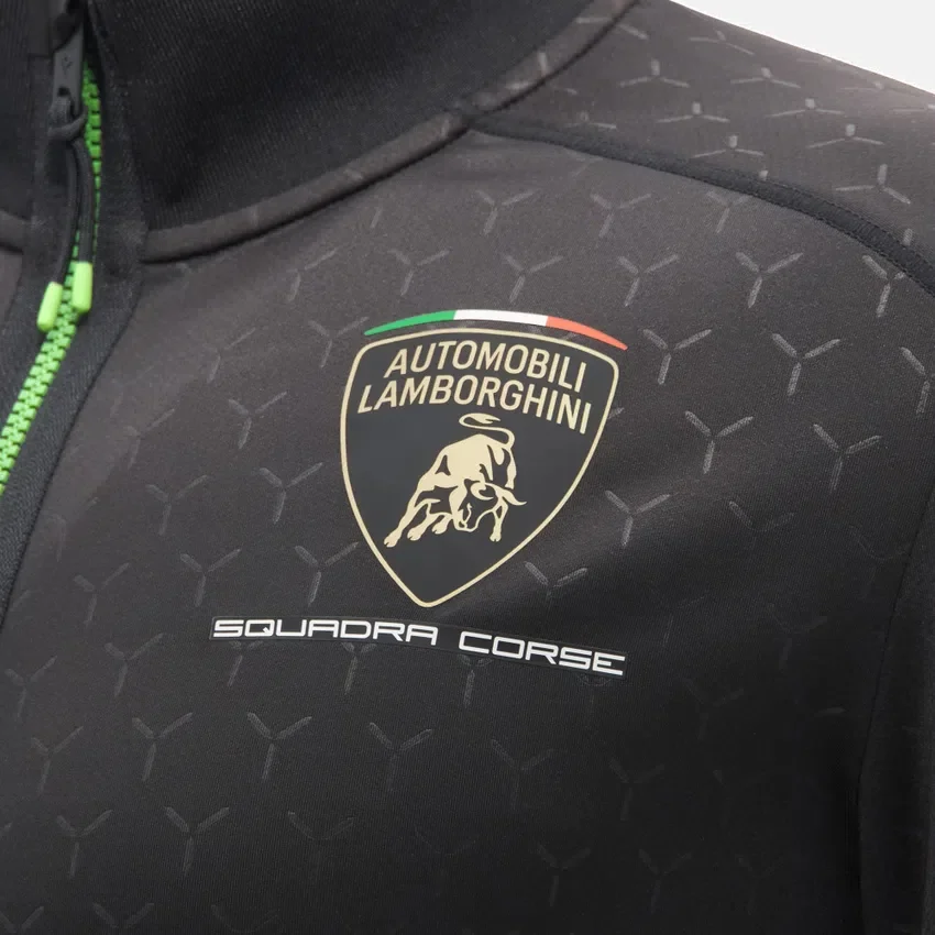 Automobili Lamborghini Squadra Corse Men’s Full-Zip Sweatshirt Automobili Lamborghini Squadra Corse Men’s Full-Zip Sweatshirt