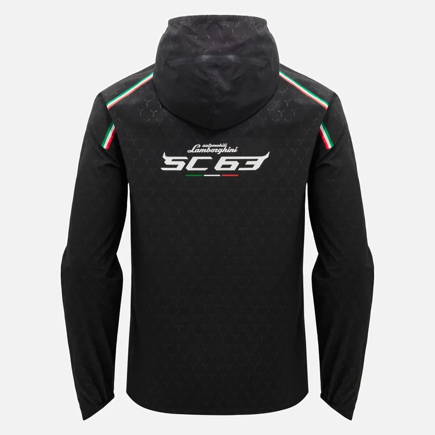 Automobili Lamborghini Squadra Corse Men’s Rainjacket Jacket Automobili Lamborghini Squadra Corse Men’s Rainjacket Jacket