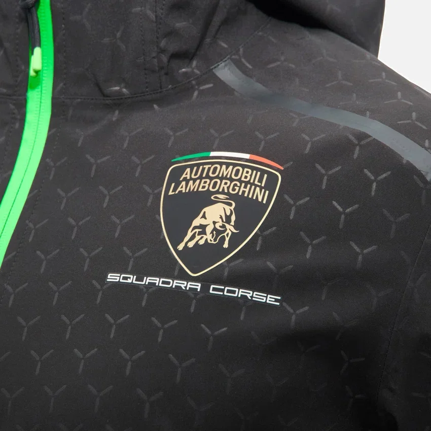 Automobili Lamborghini Squadra Corse Men’s Rainjacket Jacket Automobili Lamborghini Squadra Corse Men’s Rainjacket Jacket