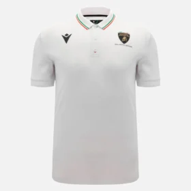 Automobili Lamborghini Squadra Corse Men’s White Polo Shirt