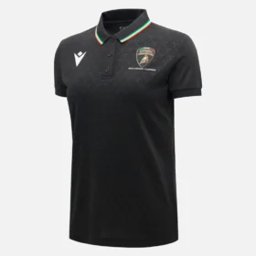 Automobili Lamborghini Squadra Corse Women’s Black Polo Shirt