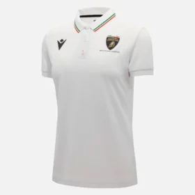 Automobili Lamborghini Squadra Corse Women’s White Polo Shirt