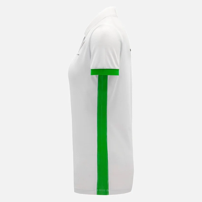 Automobili Lamborghini Squadra Corse Women’s White Polo Shirt Automobili Lamborghini Squadra Corse Women’s White Polo Shirt