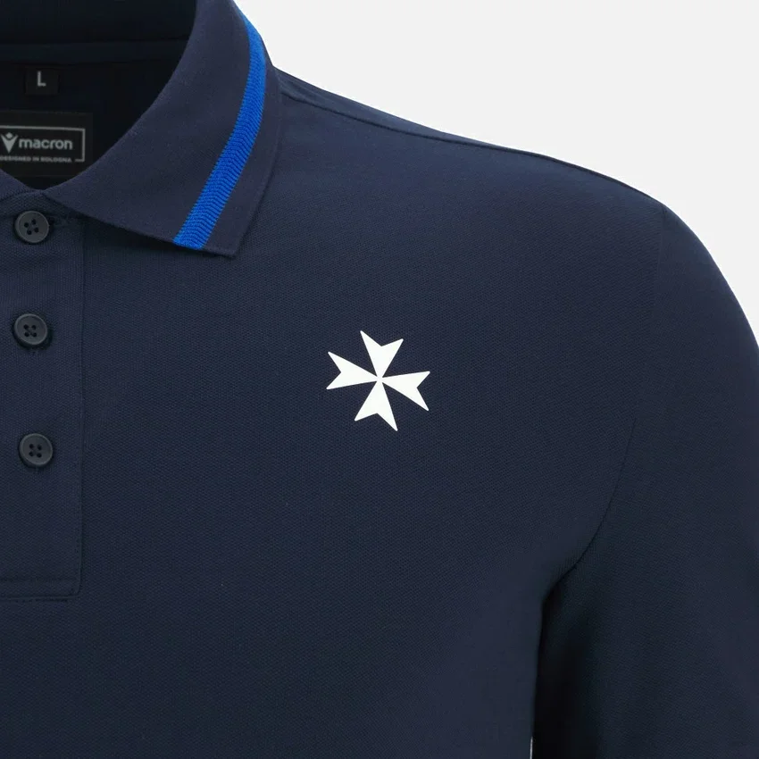 Auxerre 2025/26 Athleisure Adults’ Navy Travel Polo Shirt Auxerre 2025/26 Athleisure Adults’ Navy Travel Polo Shirt