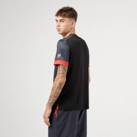 Black Padel Shirt Macron X Ducati