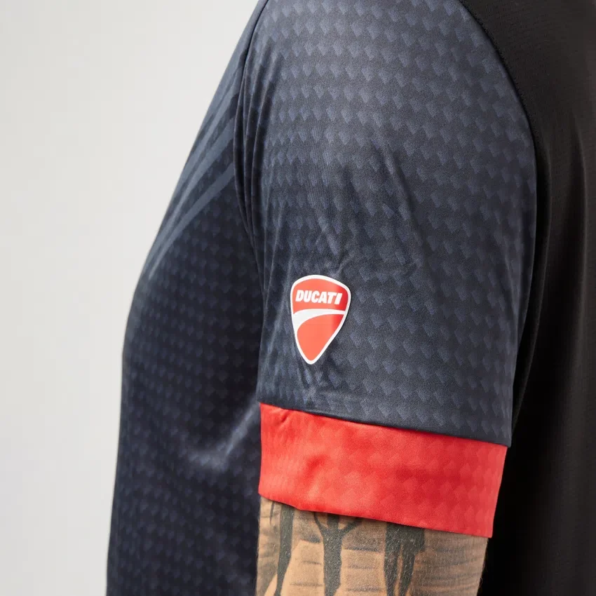 Black Padel Shirt Macron X Ducati Black Padel Shirt Macron X Ducati