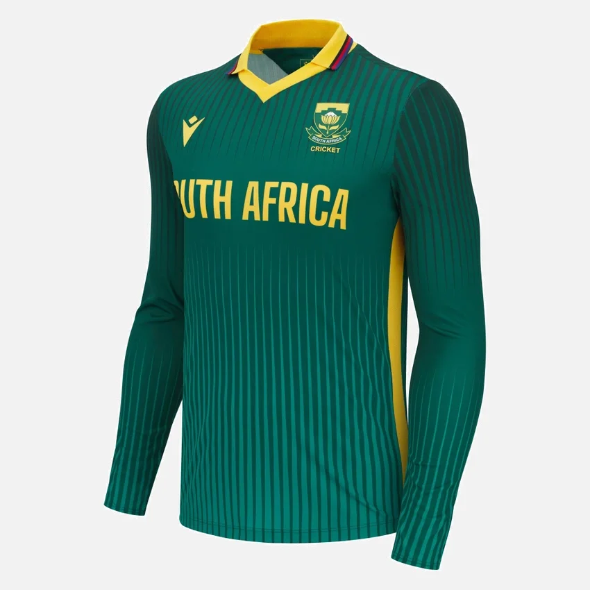 Cricket South Africa 2025/26 Long-Sleeve ODI Match Jersey Cricket South Africa 2025/26 Long-Sleeve ODI Match Jersey