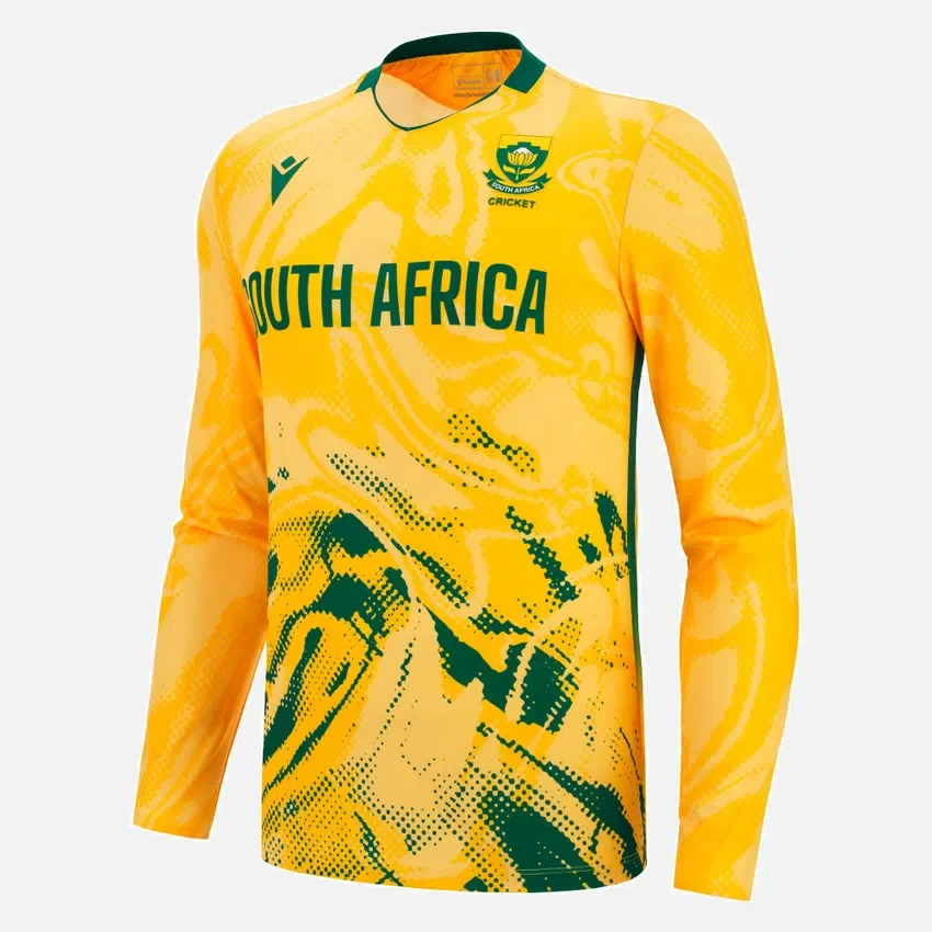 Cricket South Africa 2025/26 Long-Sleeve T20 Match Jersey Cricket South Africa 2025/26 Long-Sleeve T20 Match Jersey