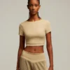 Emily Lycra cropped top Emily Lycra cropped top