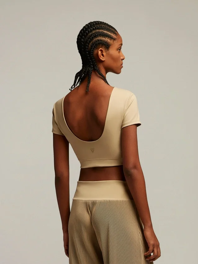 Emily Lycra cropped top Emily Lycra cropped top