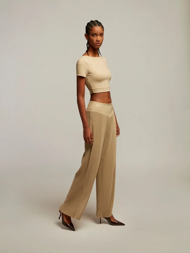 Emily Lycra cropped top Emily Lycra cropped top