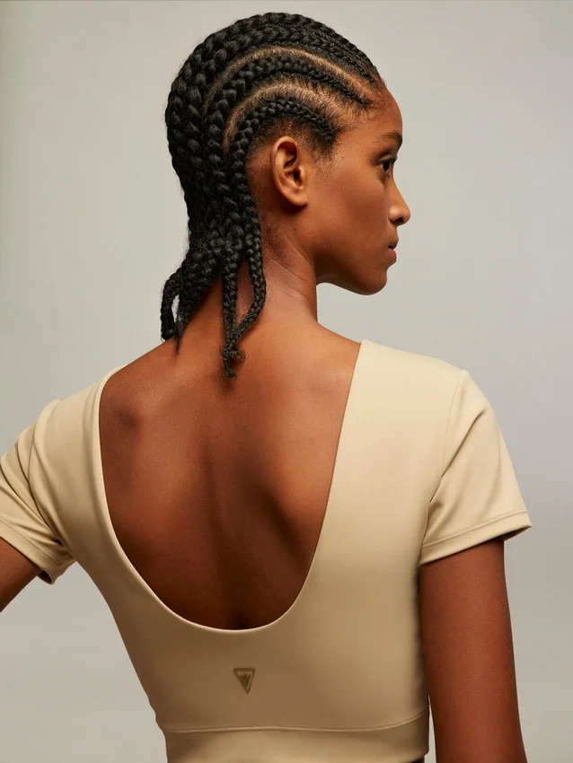 Emily Lycra cropped top Emily Lycra cropped top