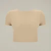 Emily Lycra cropped top Emily Lycra cropped top