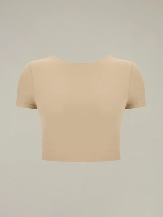 Emily Lycra cropped top Emily Lycra cropped top