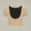 Emily Lycra cropped top Emily Lycra cropped top
