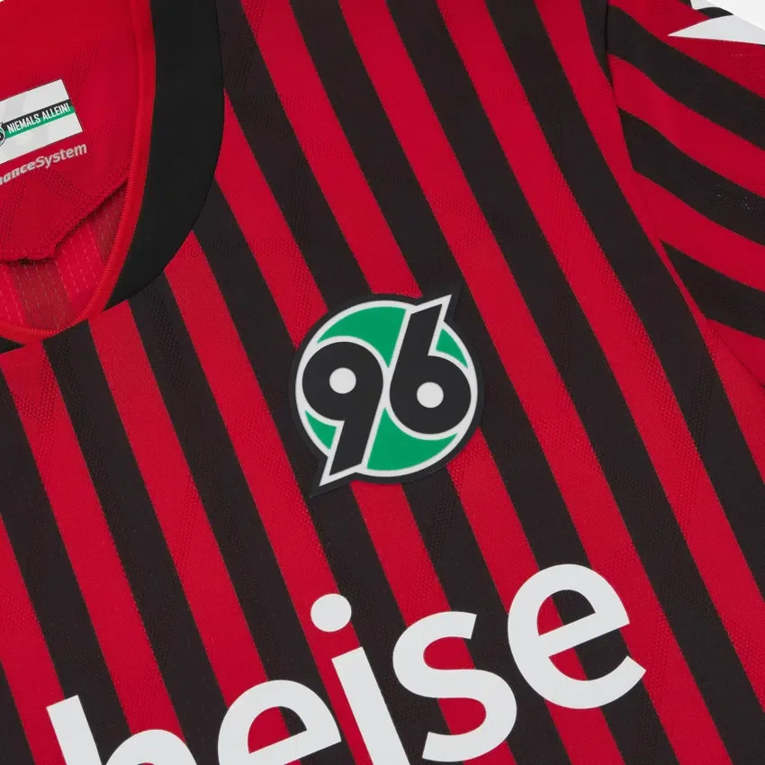 Hannover 96 2025/26 Junior Home Match Jersey Hannover 96 2025/26 Junior Home Match Jersey