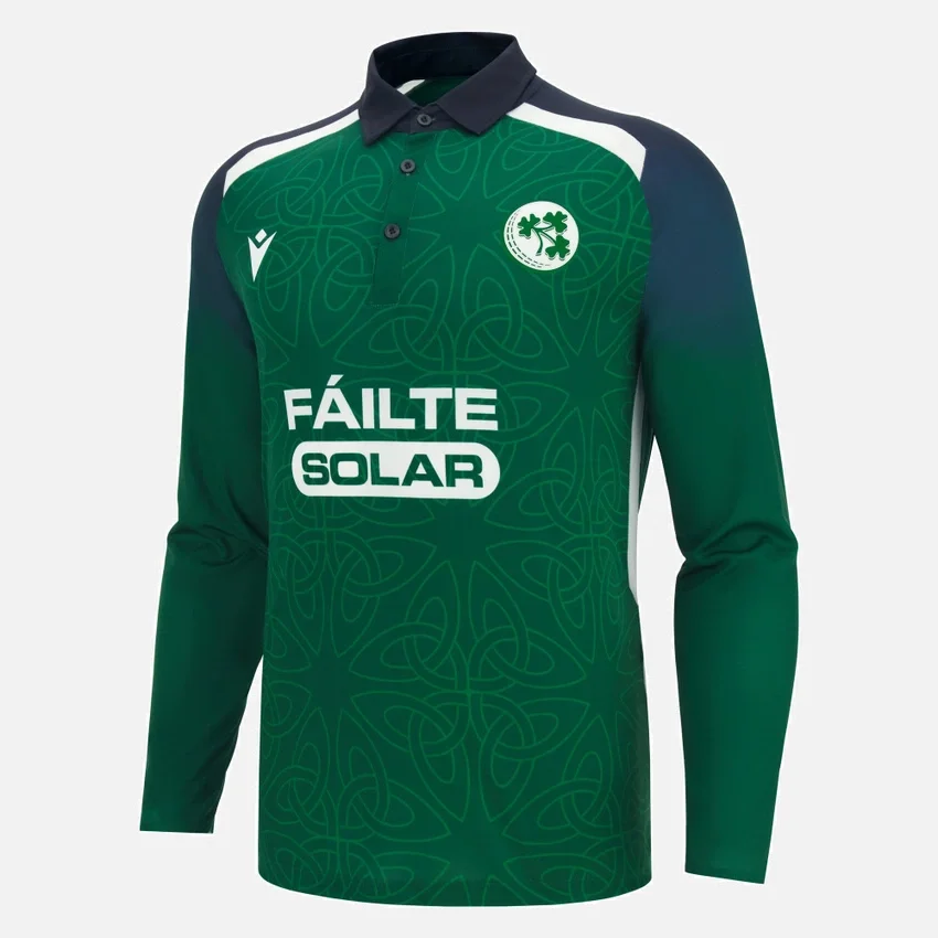 Ireland Cricket Team 2026/28 ODI Long-Sleeve Match Shirt Ireland Cricket Team 2026/28 ODI Long-Sleeve Match Shirt