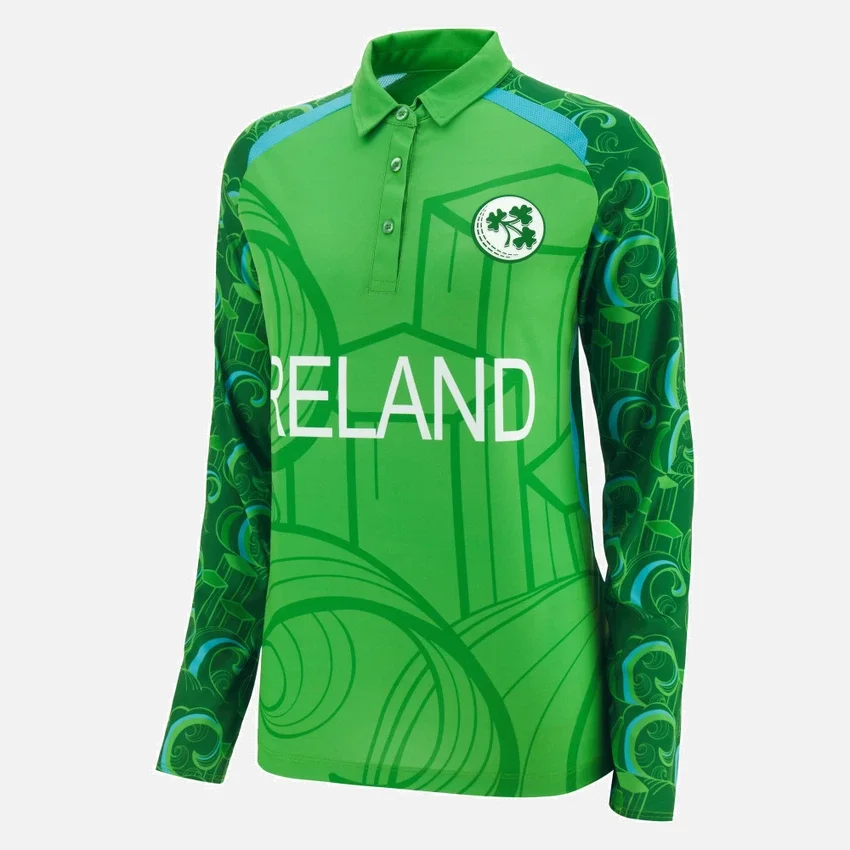 Ireland Cricket Team 2026/28 T-20 Woman Long-Sleeve Match Shirt Ireland Cricket Team 2026/28 T-20 Woman Long-Sleeve Match Shirt