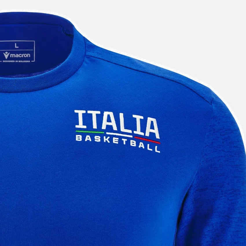 Italbasket 2025/26 adults’ player’s travel cotton t-shirt Italbasket 2025/26 adults’ player’s travel cotton t-shirt