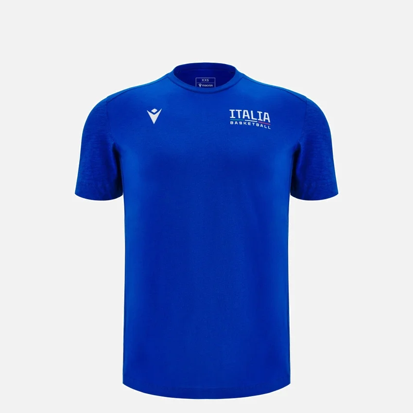 Italbasket 2025/26 junior player’s travel cotton t-shirt Italbasket 2025/26 junior player’s travel cotton t-shirt