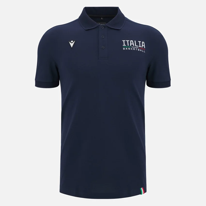 Italbasket 2025/26 men’s polo shirt athleisure Italbasket 2025/26 men’s polo shirt athleisure