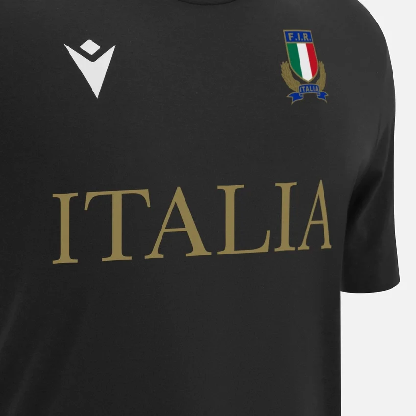 Italia Rugby 2025/26 Adults’ Fan Line Cotton T-Shirt Italia Rugby 2025/26 Adults’ Fan Line Cotton T-Shirt