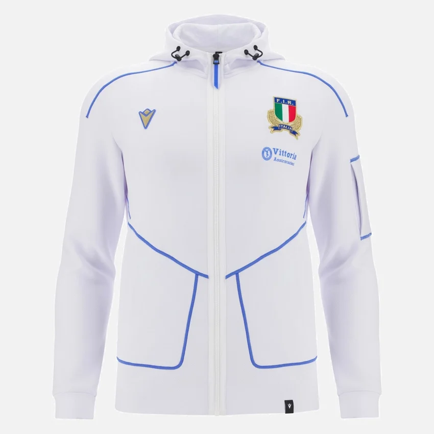 Italia Rugby 2025/26 Athleisure Adults’ Full Zip Sweatshirt Italia Rugby 2025/26 Athleisure Adults’ Full Zip Sweatshirt