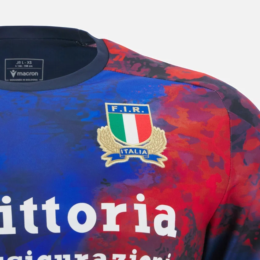 Italia Rugby 2025/26 Niño Training Shirt Italia Rugby 2025/26 Niño Training Shirt