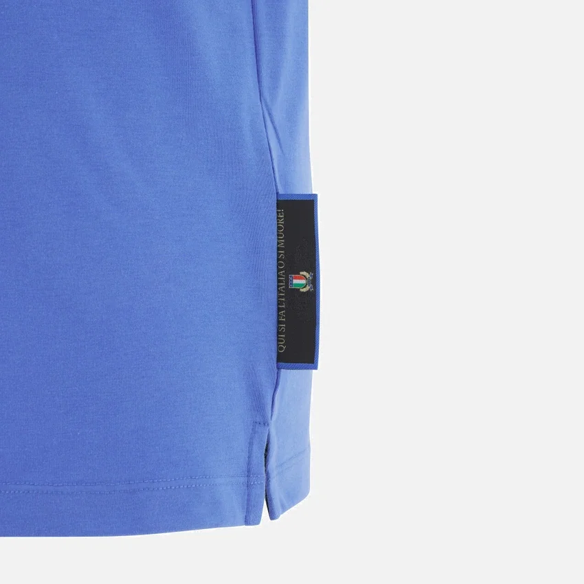 Italia Rugby 2025/26 Ribbed Cotton T-Shirt Fan Line Italia Rugby 2025/26 Ribbed Cotton T-Shirt Fan Line