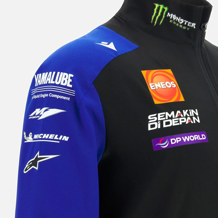 Monster Energy Yamaha MotoGP 2026 Man Team Replica Full Zip Sweatshirt Monster Energy Yamaha MotoGP 2026 Man Team Replica Full Zip Sweatshirt
