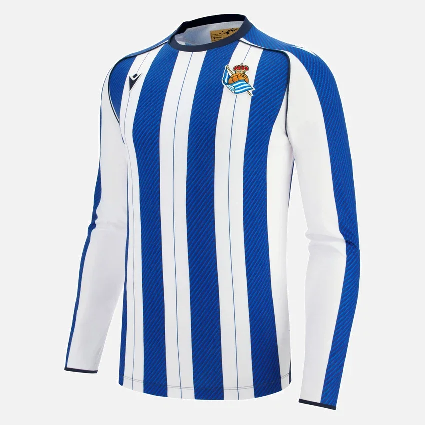 Real Sociedad 2025/26 Adults’ Slong Sleeve Home Match Jersey Real Sociedad 2025/26 Adults’ Slong Sleeve Home Match Jersey