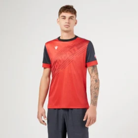 Red Padel Shirt Macron X Ducati