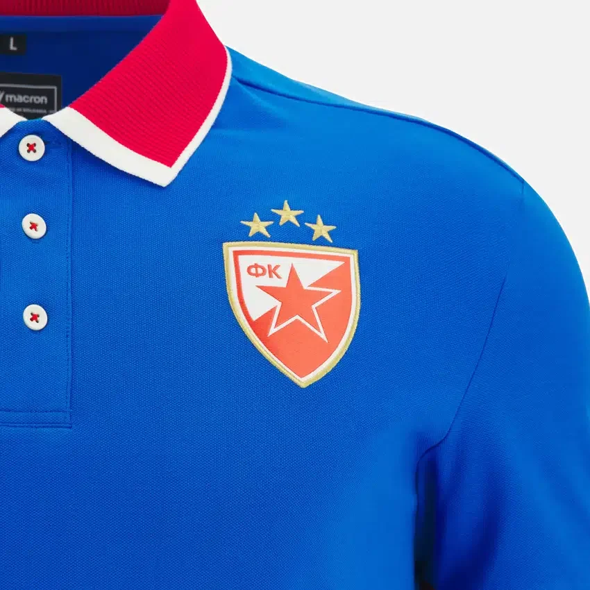 Red Star Belgrade 2025/26 Adults’ Cotton Polo Red Star Belgrade 2025/26 Adults’ Cotton Polo