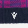 Scottish Rugby 2025/26 Navy And Purple Pom Pom Beanie Scottish Rugby 2025/26 Navy And Purple Pom Pom Beanie