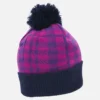 Scottish Rugby 2025/26 Navy And Purple Pom Pom Beanie Scottish Rugby 2025/26 Navy And Purple Pom Pom Beanie
