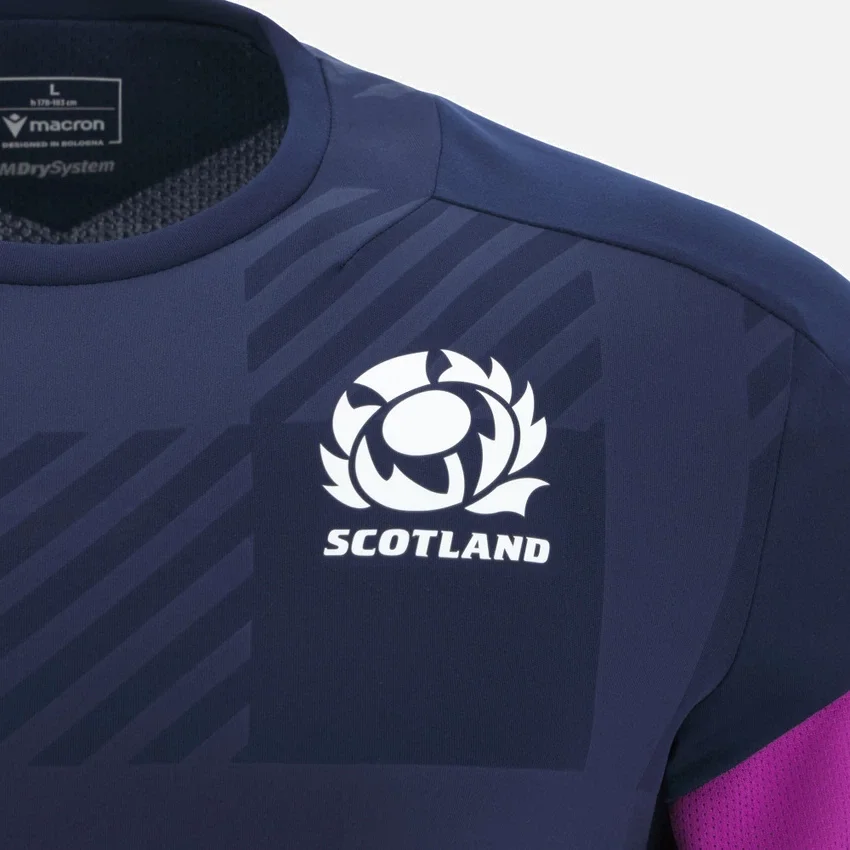 Scottish Rugby 2025/26 Navy Training Tee Scottish Rugby 2025/26 Navy Training Tee
