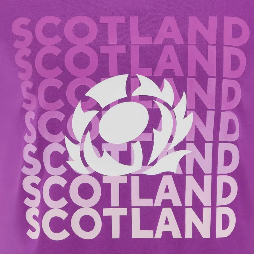 Scottish Rugby 2025/26 Purple Leisure Tee Scottish Rugby 2025/26 Purple Leisure Tee