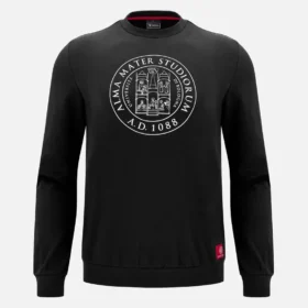 Unibo Collection Black Unbrushed Crewneck Sweatshirt Senior