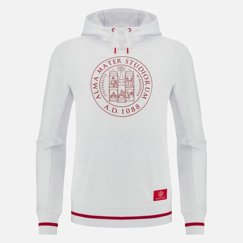Unibo Collection Brushed White Hoodie Senior Unibo Collection Brushed White Hoodie Senior