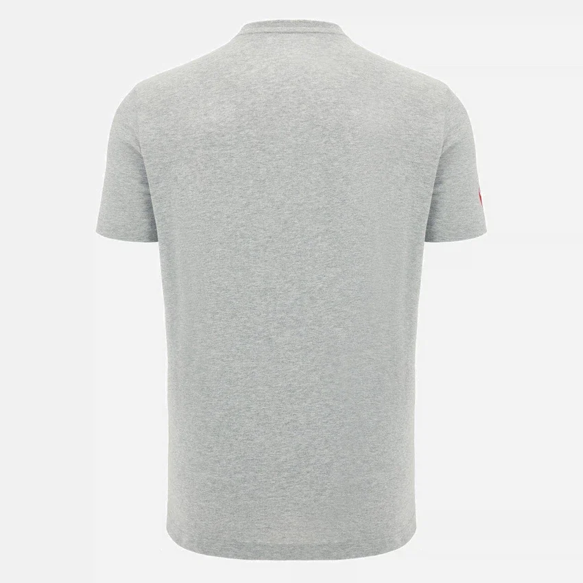 Unibo Collection Grey Melange Adults’ Cotton T-Shirt Unibo Collection Grey Melange Adults’ Cotton T-Shirt