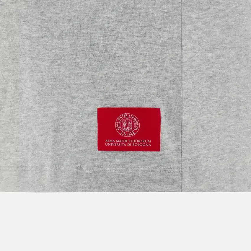 Unibo Collection Grey Melange Adults’ Cotton T-Shirt Unibo Collection Grey Melange Adults’ Cotton T-Shirt