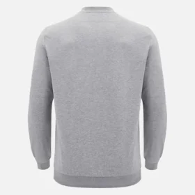 Unibo Collection Grey Melange Unbrushed Crewneck Sweatshirt Senior